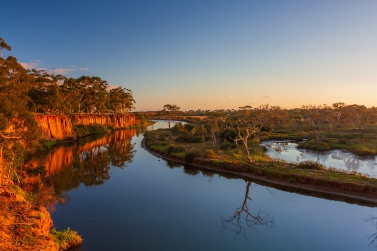 Australian natural wonder. Sunset river image. 7 Must-See Natural Wonders Near Melbourne for Your Next Victoria Road Trip